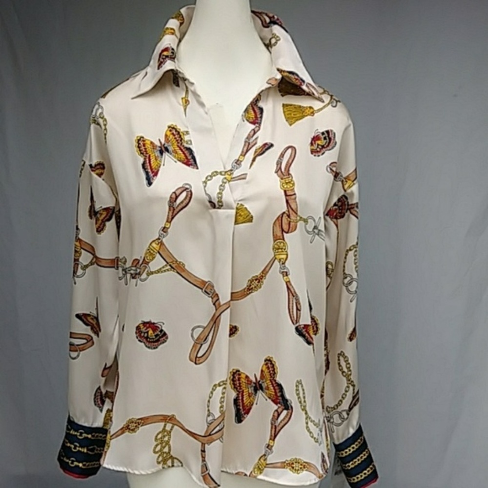 Elegant ZARA Butterfly Blouse -New with without Tags! - Picture 4 of 5